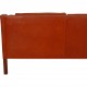 Børge Mogensen 2213 sofa i patineret cognac læder