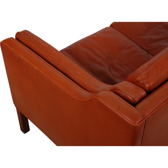 Børge Mogensen 2213 sofa i patineret cognac læder