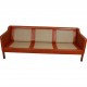 Børge Mogensen 2213 sofa i patineret cognac læder