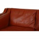 Børge Mogensen 2213 sofa i patineret cognac læder