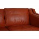 Børge Mogensen 2213 sofa i patineret cognac læder