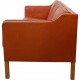 Børge Mogensen 2213 3.seater sofa in cognac leather