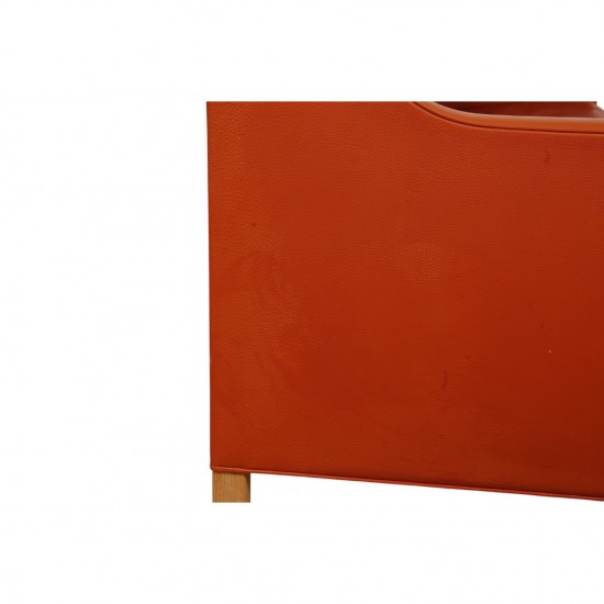 Børge Mogensen 2213 3.seater sofa in patinated cognac leather