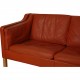 Børge Mogensen 2213 3.seater sofa in patinated cognac leather
