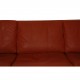 Børge Mogensen 2213 3.seater sofa in patinated cognac leather