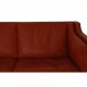 Børge Mogensen 2213 3.seater sofa in patinated cognac leather