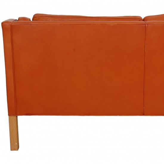 Børge Mogensen 2213 3.seater sofa in cognac leather