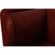 Børge Mogensen 2.seater kupe sofa in red leather