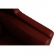 Børge Mogensen 2.seater kupe sofa in red leather