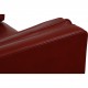 Børge Mogensen 2.seater kupe sofa in red leather