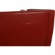 Børge Mogensen 2.seater kupe sofa in red leather