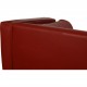 Børge Mogensen 2.seater kupe sofa in red leather