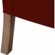 Børge Mogensen 2.seater kupe sofa in red leather