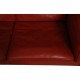Børge Mogensen 2.seater kupe sofa in red leather