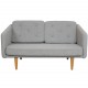 Børge Mogensen No.1 2.seater sofa in grey Hallingdal