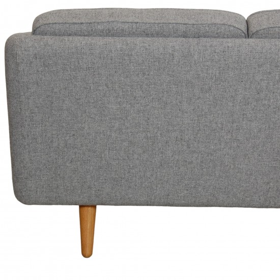 Børge Mogensen No.1 2-personers sofa i gråt Hallingdal