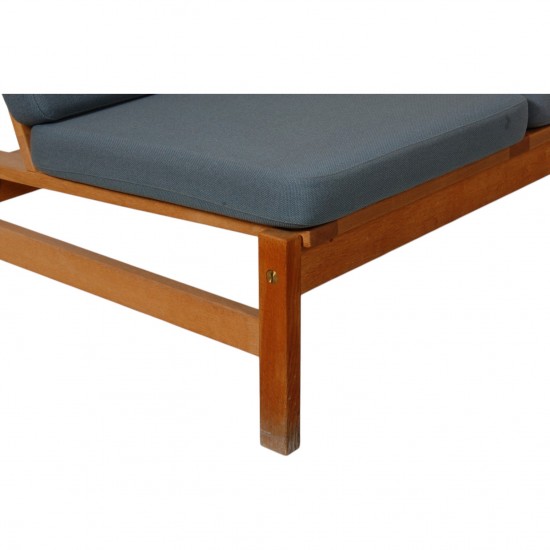 Børge Mogensen 3.seater 2219 sofa with blue cushions