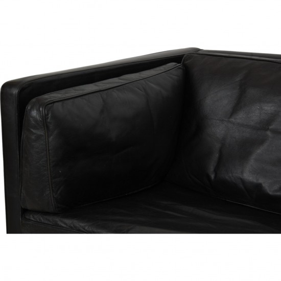 Børge Mogensen 2-personers 2442 sofa i sort læder