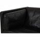 Børge Mogensen 2-personers 2442 sofa i sort læder