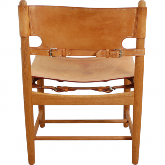 Set of four Børge Mogensen Spanish dinning chairs