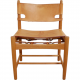 Set of four Børge Mogensen Spanish dinning chairs
