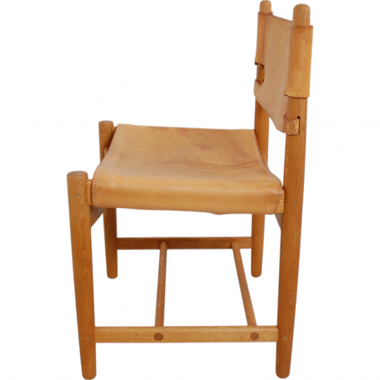 Set of four Børge Mogensen Spanish dinning chairs