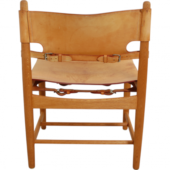 Set of four Børge Mogensen Spanish dinning chairs