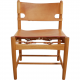 Set of four Børge Mogensen Spanish dinning chairs