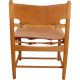 Set of four Børge Mogensen Spanish dinning chairs