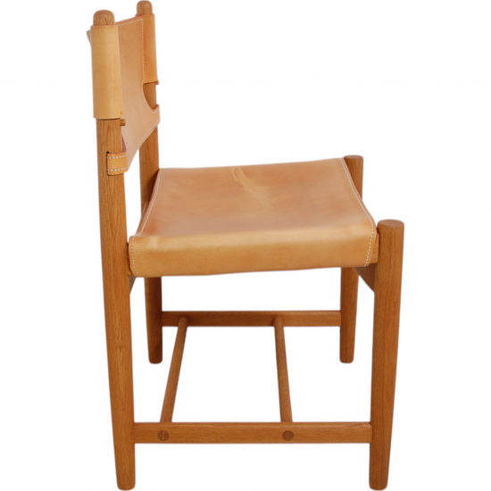 Set of four Børge Mogensen Spanish dinning chairs