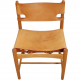 Set of four Børge Mogensen Spanish dinning chairs