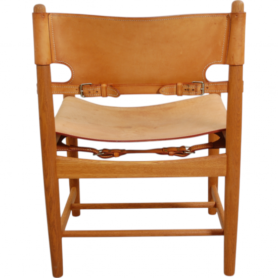 Set of four Børge Mogensen Spanish dinning chairs