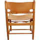 Set of four Børge Mogensen Spanish dinning chairs