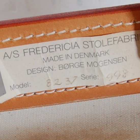 Set of four Børge Mogensen Spanish dinning chairs