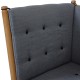 Børge Mogensen Spokeback sofa with grey cushions