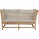 Børge Mogensen Spoke-back sofa in Hestedækken fabric