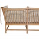 Børge Mogensen Spoke-back sofa in Hestedækken fabric