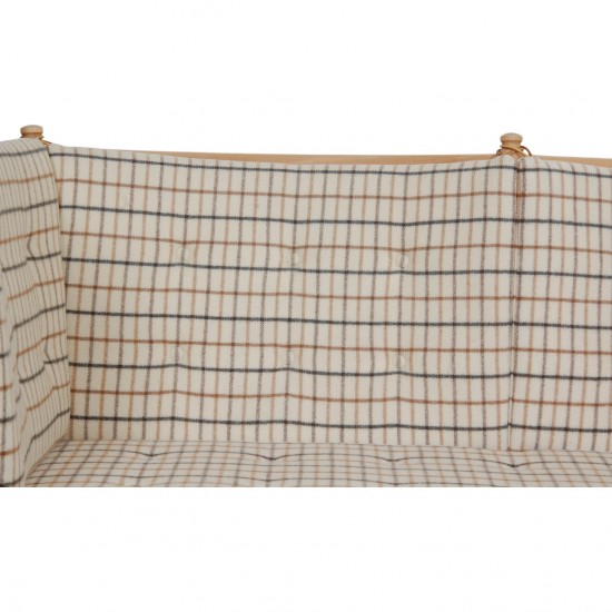 Børge Mogensen Spoke-back sofa in Hestedækken fabric