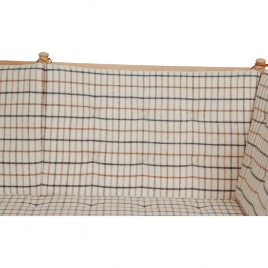 Børge Mogensen Spoke-back sofa in Hestedækken fabric