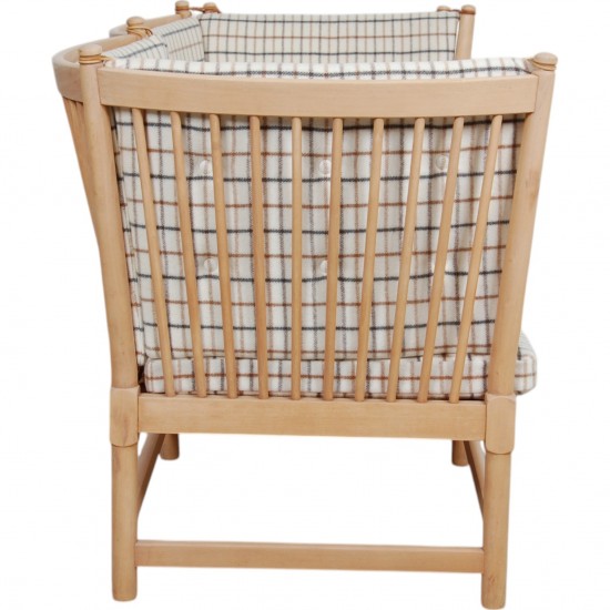 Børge Mogensen Spoke-back sofa in Hestedækken fabric