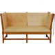 Børge Mogensen Spoke-back sofa in natural leather