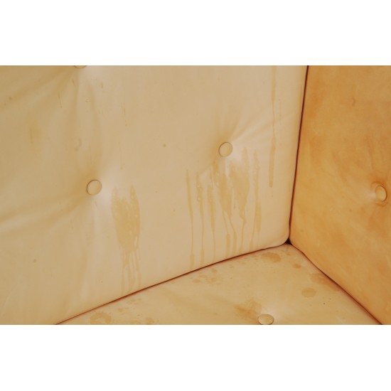 Børge Mogensen Spoke-back sofa in natural leather