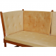 Børge Mogensen Spoke-back sofa in natural leather