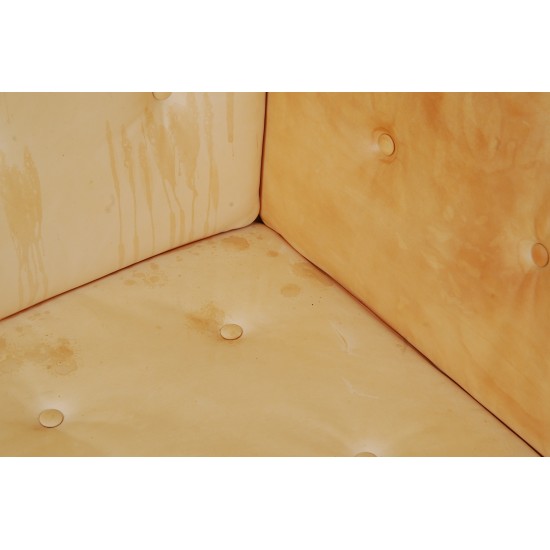 Børge Mogensen Spoke-back sofa in natural leather