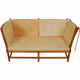 Børge Mogensen Spoke-back sofa in natural leather