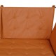 Børge Mogensen 2.seater Spoke-back sofa in cognac leather