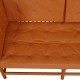 Børge Mogensen 2.seater Spoke-back sofa in cognac leather