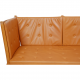 Børge Mogensen Spoke-back sofa in cognac anilin leather
