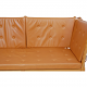 Børge Mogensen Spoke-back sofa in cognac anilin leather