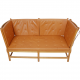Børge Mogensen Spoke-back sofa in cognac anilin leather